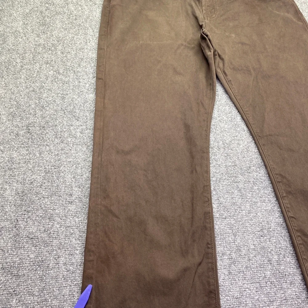 AG Adriano Goldschmied The Protege Straight Leg Pants Brown 36x34 1049SUD-CFF 34